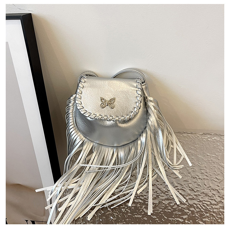 2023 new saddle niche design single shoulder crossbody casual simple mini tassel bag H726#30 ddmy b049
