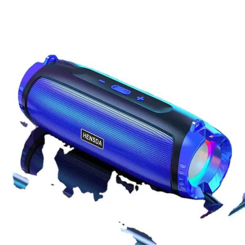 200W High Power Bluetooth Speaker Wireless Soundbox Outdoor Portable Subwoofer Waterproof PC Column Music Player with FM TF CardM240719