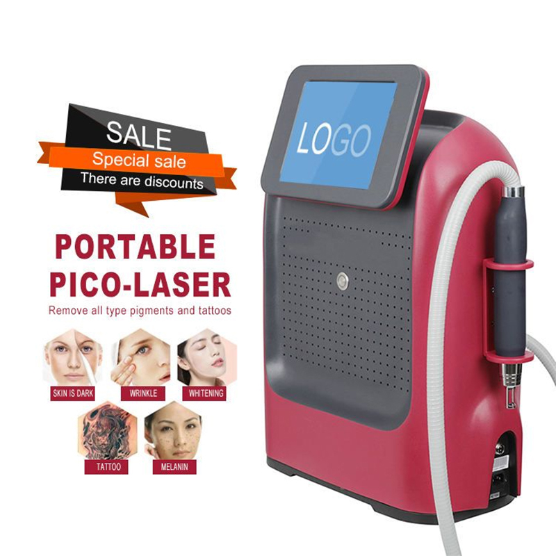 Non-invasive Laser Tattoo Removal Pico Skin Whitening Freckle Treatment Carbon Peeling Facial Lifting Picosecond Nd Yag Spots Removing Machine