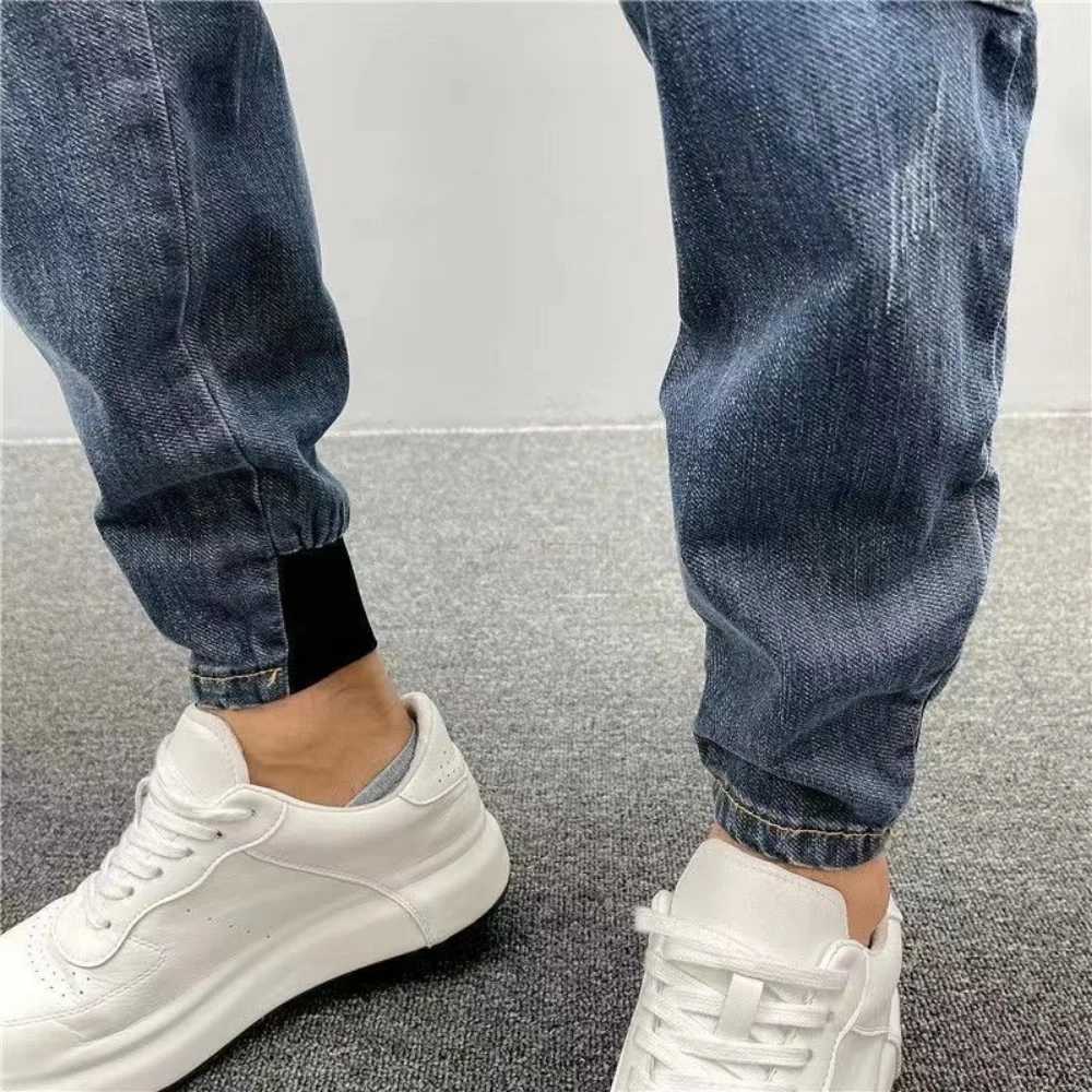 Spring Summer Cargo Jeans Men Streetwear Denim Jogger Pants Men Baggy Harem Jean Trousers pantalones hombre y2k streetwear Z240912