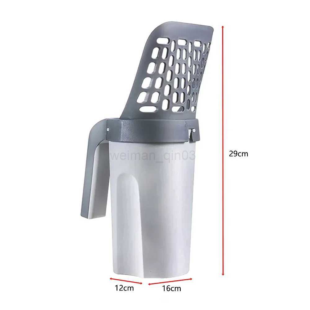 Cat Litter Shovel Scoop For Pet Filter Clean Toilet Garbage Picker Cat Supplies Accessory Cat Litter Box Self CleaningCL240726