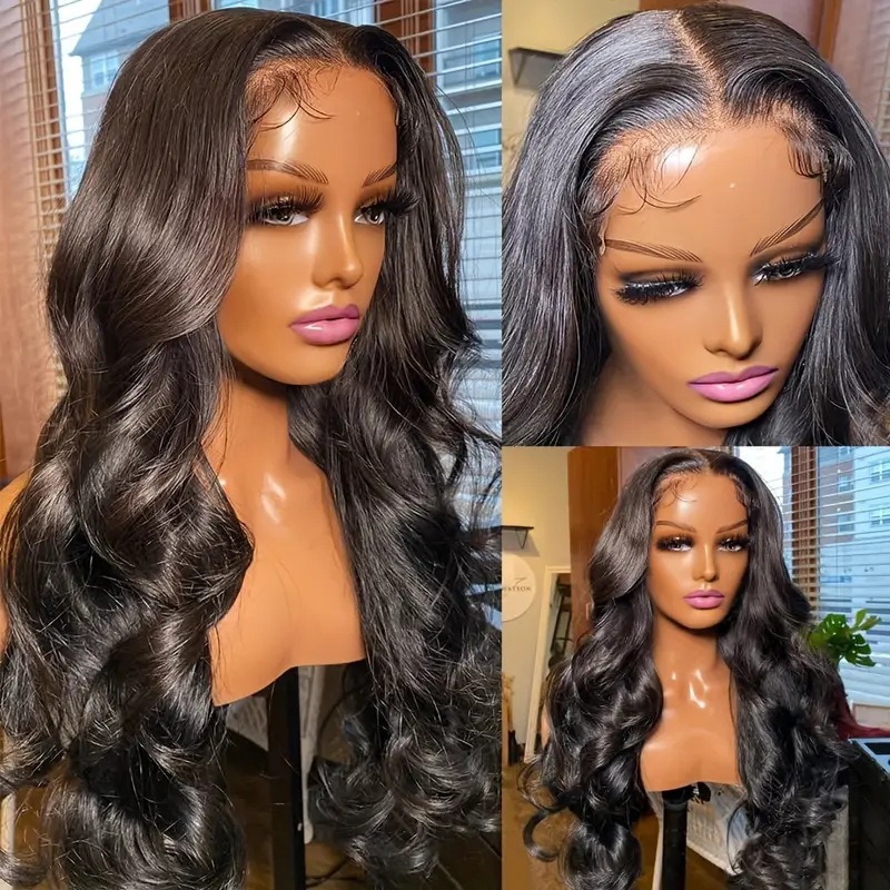 40 Inch 13x4 13X6 Body Wave Lace Front Human Hair Wigs 150% Brazilian Water Wave Lace Frontal Wig For Women Blonde/Red/Grey Synthetic Wig Cosplay
