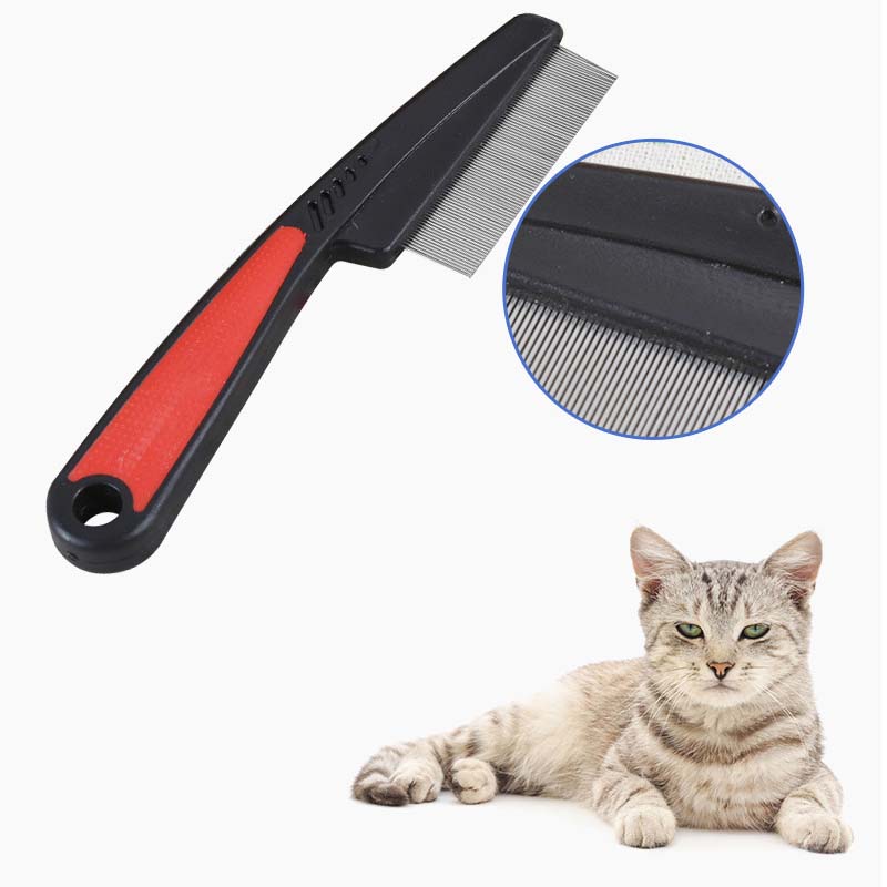 Pet StainlessSteel Comb Hair Flea Lice Removal Brush Cleaning Grooming Needle Combs Deworming Opening Knots Cat Accessories