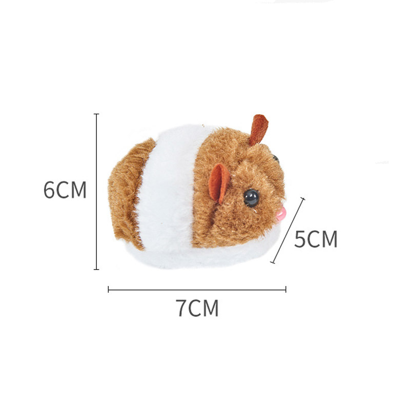 Funny Stuffed Toys For Cats Manual Pull Ring Mechanical Shaking Simulation Mouse Kitten Interactive Toy Mouse Pet Supplies Gifts