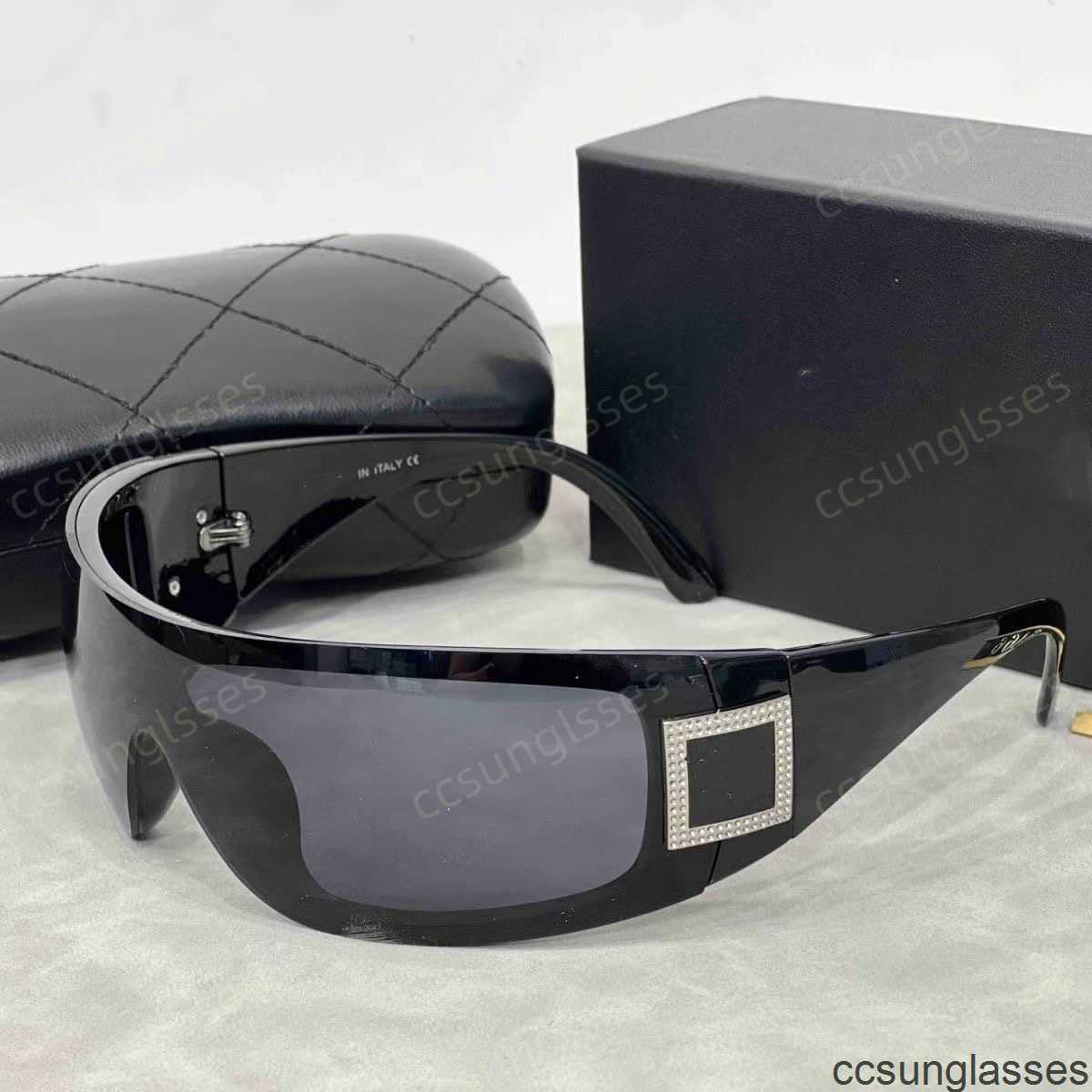 Designer Chan Sunglasses Ski Curved Lenses Luxury Sunglasses Travel Photography Trend Gift Ch Glasses Beach Shading Uv Protection with Box U223