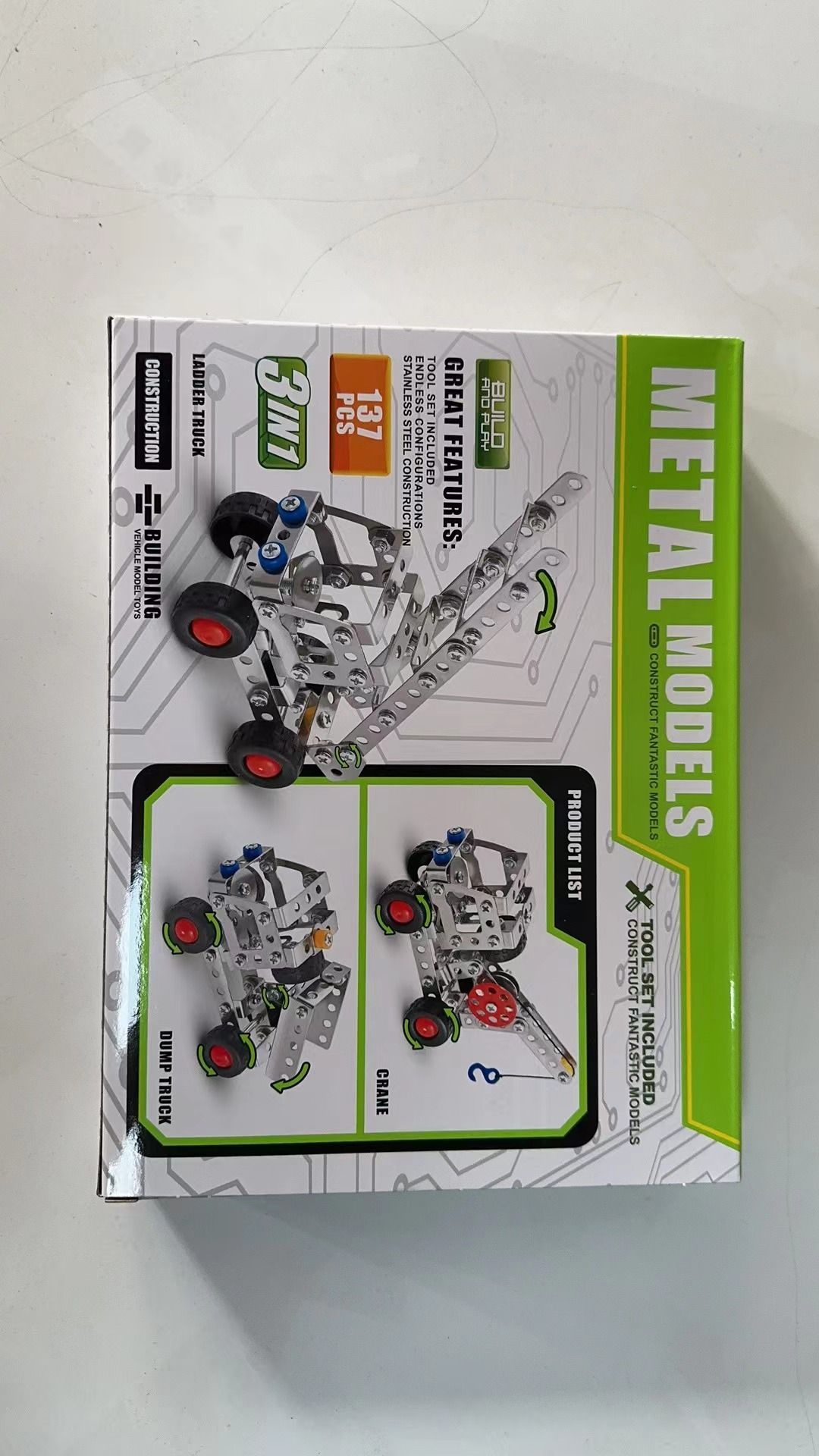 2026 outdoor New New CNC Factory Sales Metal Car After Splicing It Will Be Used To Hang Things Outdoors Convenient Educational Toy For Kids Outdoor 75