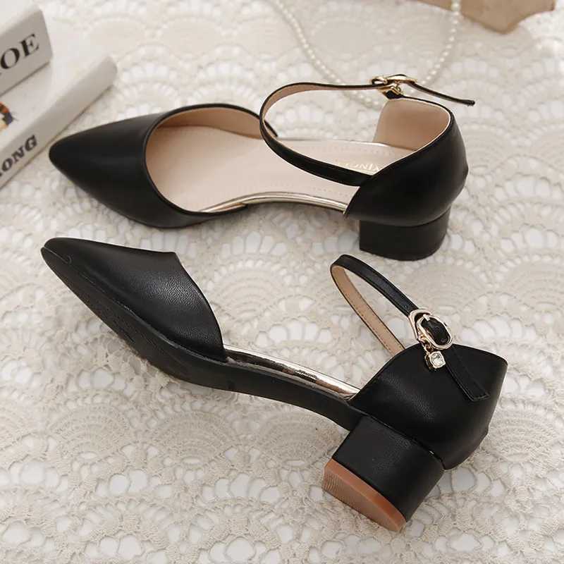 High Quality Womens High Heels Mary Janes High Heels Sandals Pointed Toe Elegant Womens Shoes Pump New High Heels Casual Comfort Designer T241024