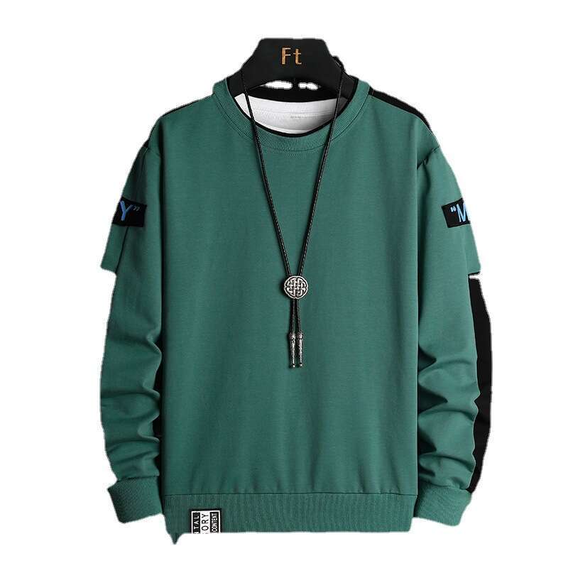 2024 Spring New Long Sleeve T-shirt Ins Korean Edition Hoodie Bottom Shirt Casual Loose Top Men's Wear Y2k Pink Desinger Hoodie Zip Up Hoodie Men