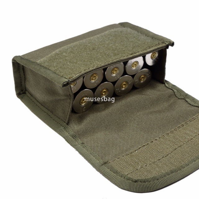 Outdoor Tactical 10-hole multifunctional 12g storage bag MOLLE Accessory bag Tactical Accessory waist pack