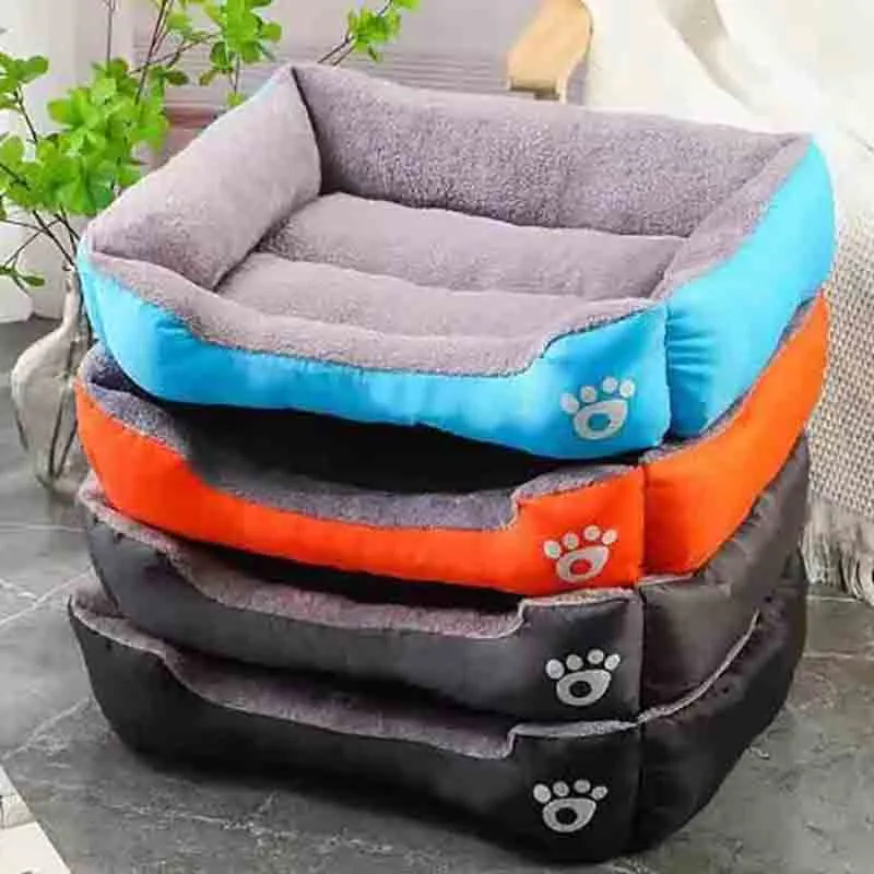 Large Pet and Warm Comfortable House Soft PP Cotton Nest Dog Basket Mat Universal Waterproof Cat Bed