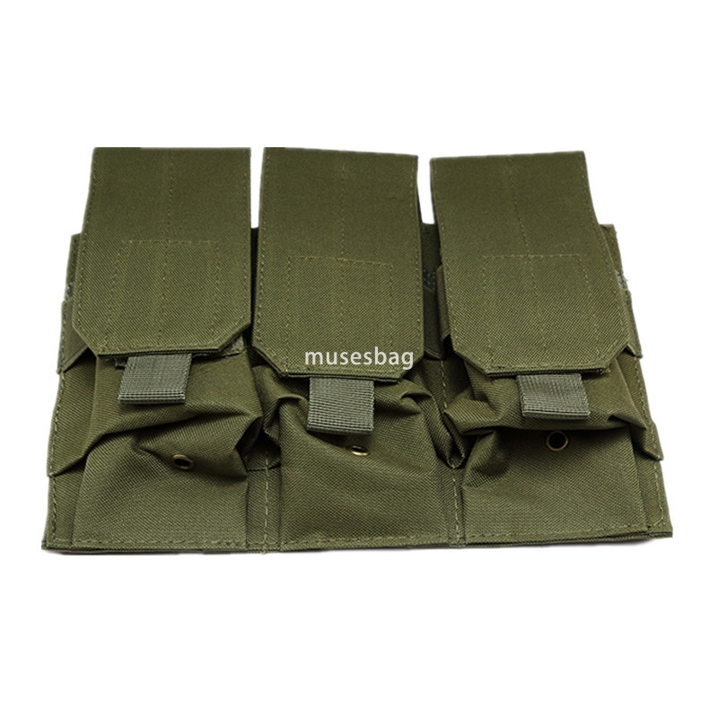 Molle triple accessory bag Tactical vest backpack special bag Tactical equipment bag fan bag