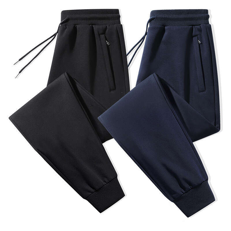 New Pure Cotton Sports for Mens Casual 2024 Spring/summer Fat Up Plus Size Loose Straight Leg Guard Pants Half Pants for Men Waterproof Trousers Man
