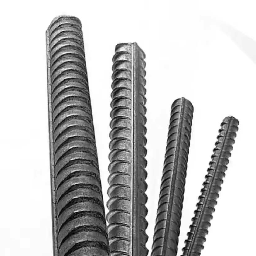 Straight thread steel HRB400 diameter 18MM Steel Rebar Round Bars, Deformed Steel Bar, Iron Rods for Construction/Building