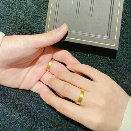 Gold shop equally ancient gold AU999 pure gold ring safe and reliable 24K ring mens and womens wedding rings couple jewelry W241205