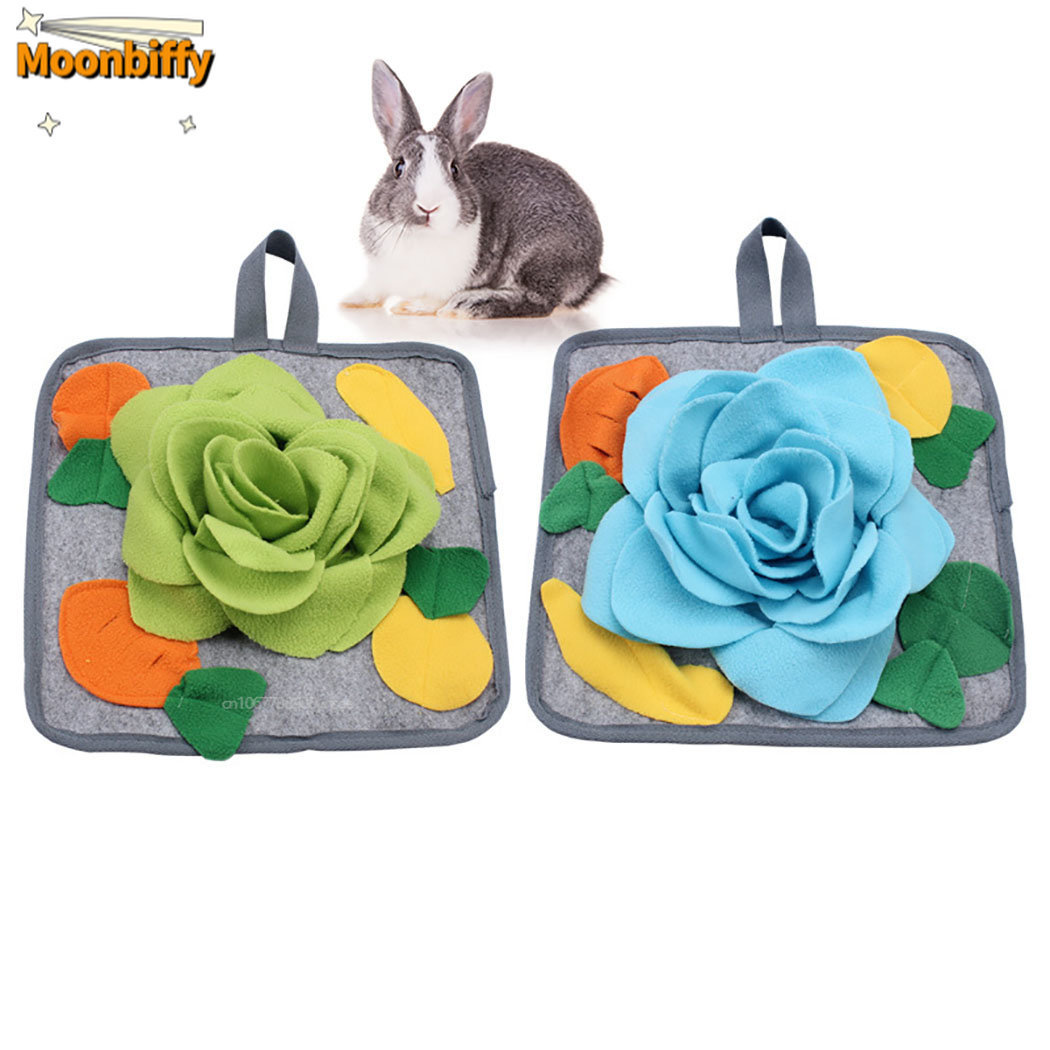 Pet Snuffle Mat for Dogs Encourages Natural Foraging Skills Kitten Puppy Rabbit Interactive Feed Game for Boredom Olfactory Pad