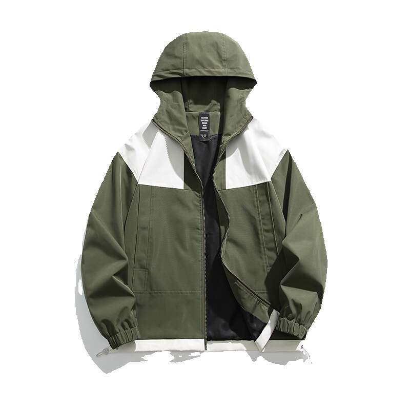 2024 new outerwear men's assault outdoor spring workwear windproof casual hooded couple jacket men