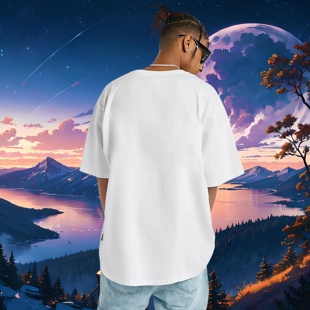 Loose Fit car 230g Cotton Tshirt for Man Woman Hip Hop Street Pure Cotton Mens T Shirts Classic Casual Custom Anime Polos