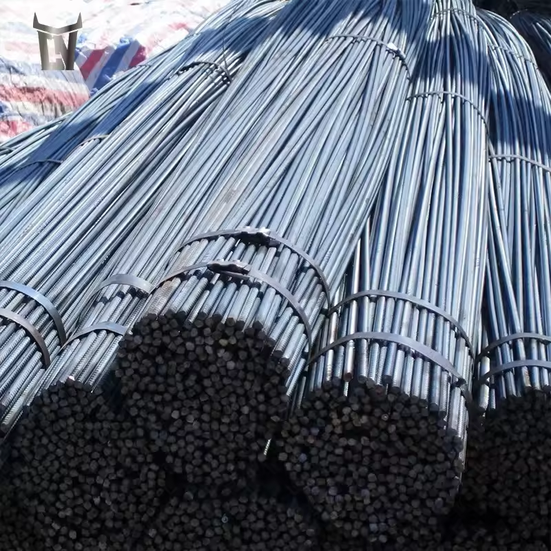 Straight thread steel HRB400 diameter 25MM Hot Sale Construction Raw Materials Carbon Steel Deformed Bar Long Carbon Steel Rebar