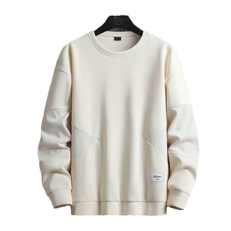 Round Neck Sweatshirt Men's 2024 Autumn New Casual Long Sleeved T-shirt Korean Version Trendy Cotton Versatile Loose Top Designer Hoodies Graphic