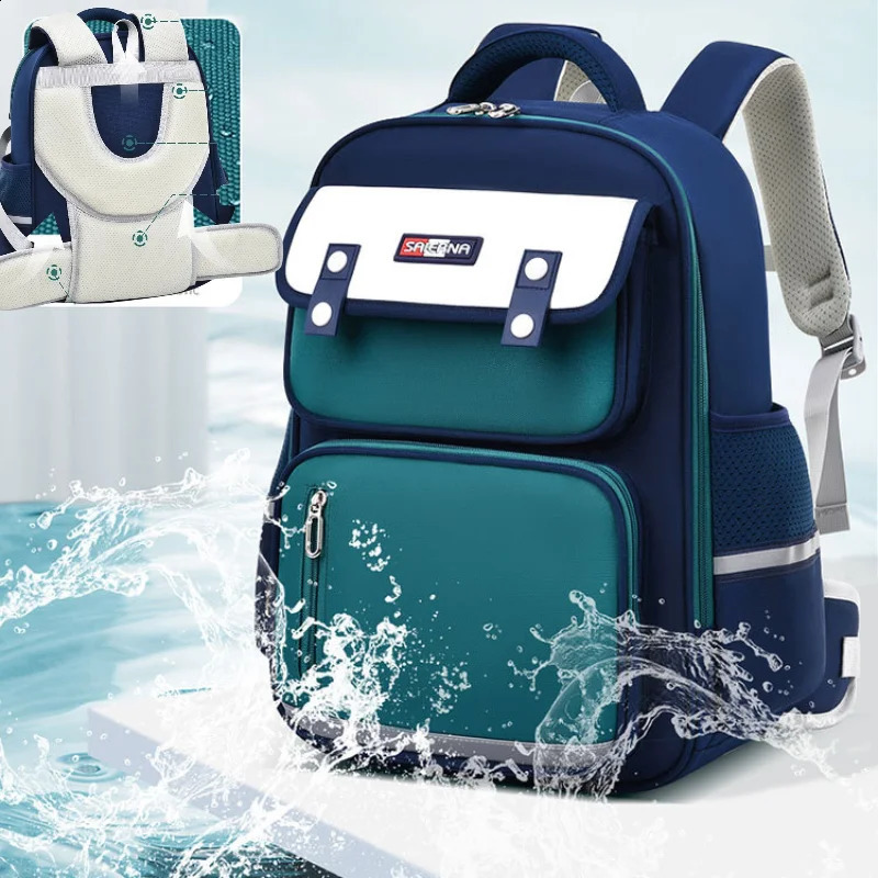 waterproof children School Bags boys Girls primary school Backpac kids book bag Schoolbag Orthopedic Backpack mochila infantil 240726