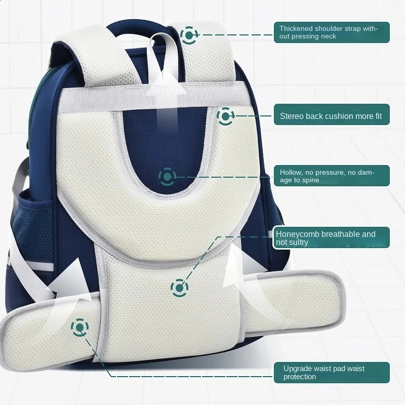 waterproof children School Bags boys Girls primary school Backpac kids book bag Schoolbag Orthopedic Backpack mochila infantil 240726