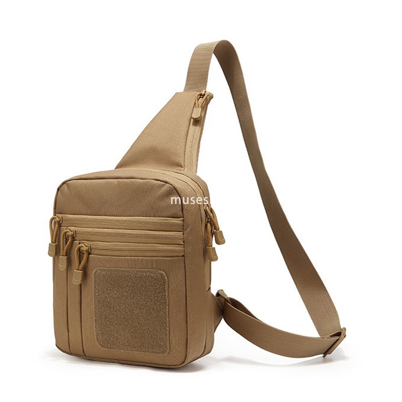 Cross-border outdoor tactical chest bag Invisible gun bag Multi-functional waterproof crossbody bag riding mountaineering Sports crossbody bag