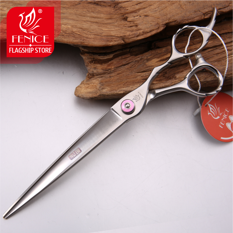 Fenice professional pet grooming scissors cutting straight shears 7.0/7.5 inch dog grooming shears tools tesoura tijeras
