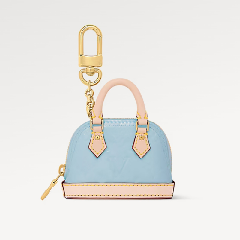 Mini Bag Designer Keychain For Women Luxury Keyring MICRO ALMA VERNIS Bag Charm Llaveros Mens Key Chain