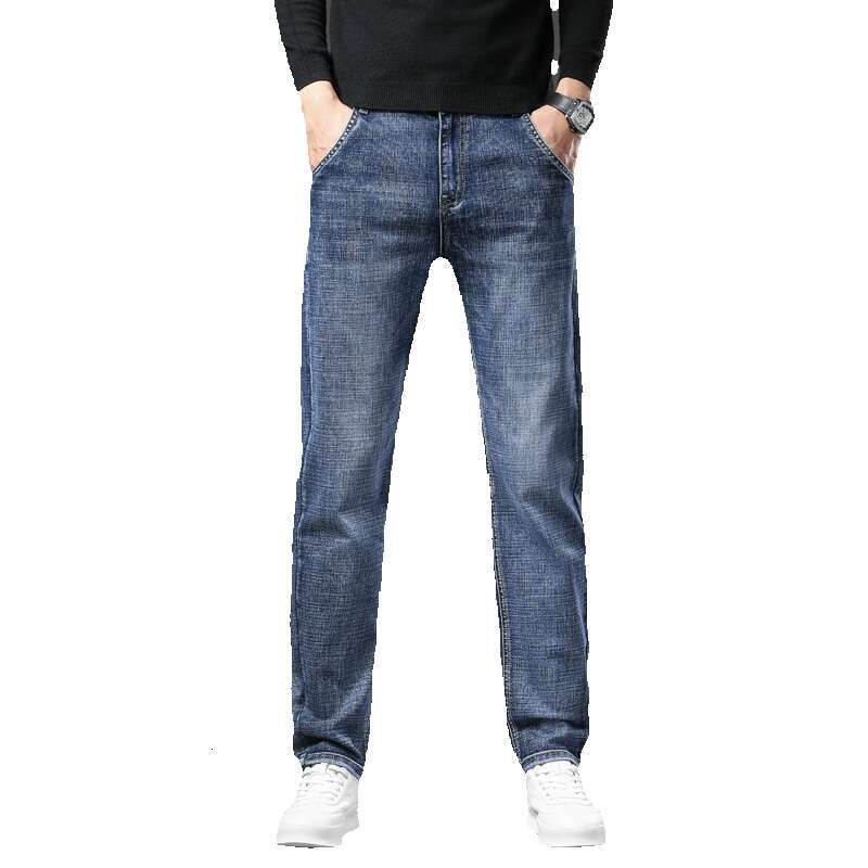 2024 New Jeans Autumn Winter with Thick Velvet Loose Straight Tube Simple and Trendy Brand Mens Casual Long Pants Straight Tube Gold Velvet Pants