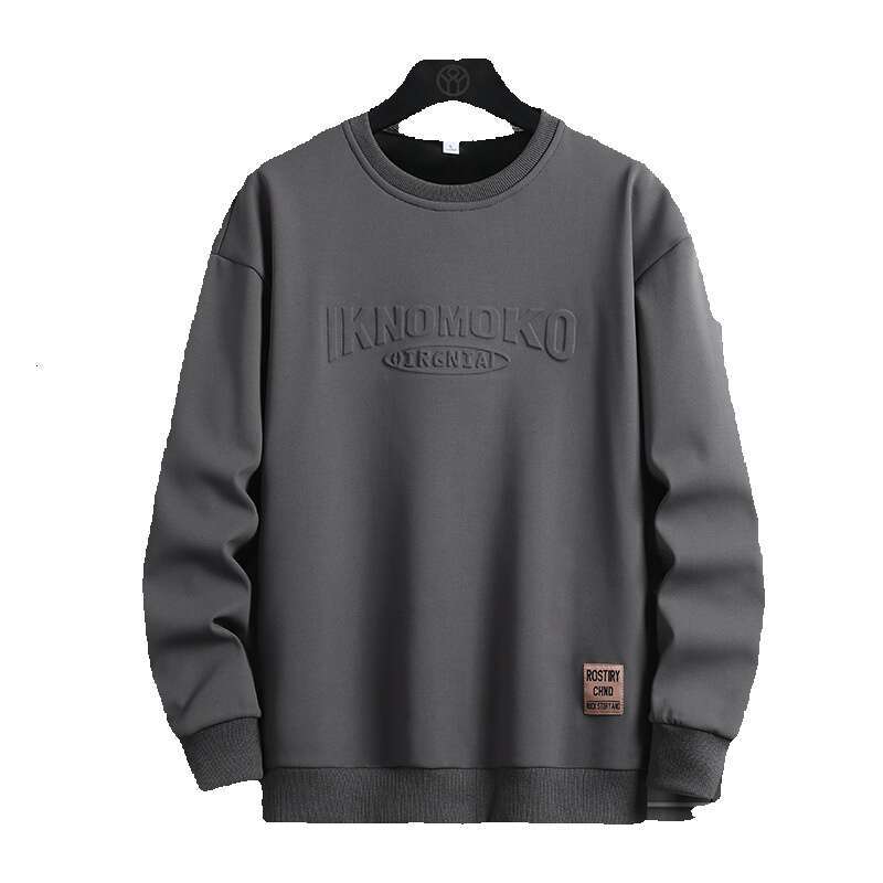 2024 Sweater Edition Korean Loose Fit Casual Long Sleeve T-shirt Autumn Coat Large Top Men's Men Hoodie Zip Hoodie Polo Jacket Mens Hoodie Sweats