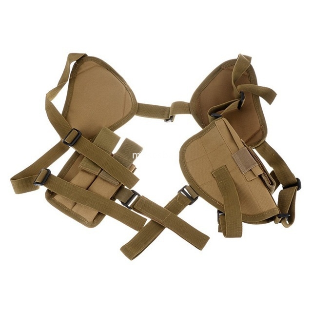 Outdoor tactics Underarm double shoulder multipurpose harness holster Concealed agent pendant holster Factory direct