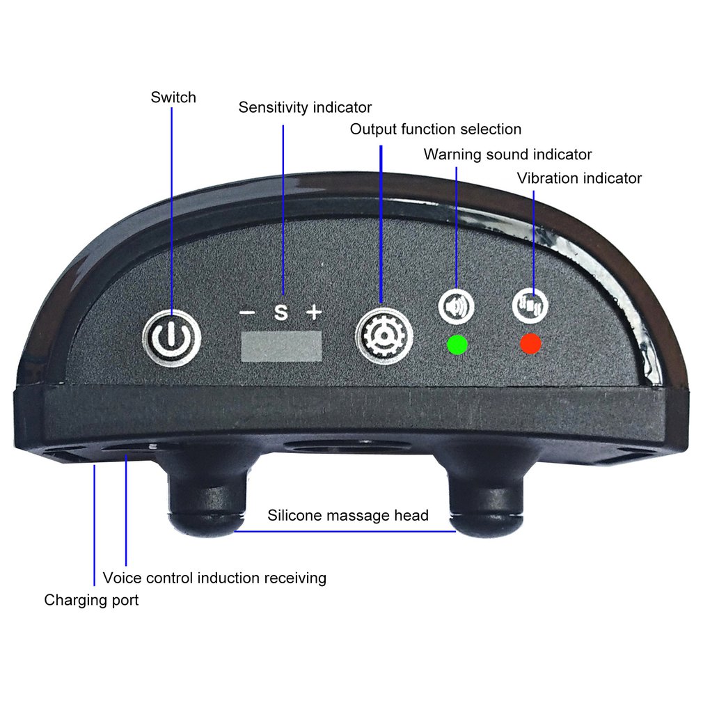 Electronic Pet Dog Training Collar Anti Bark Control Battery Vibration Ultrasonic Stop Barking Training Hot Dog Collars