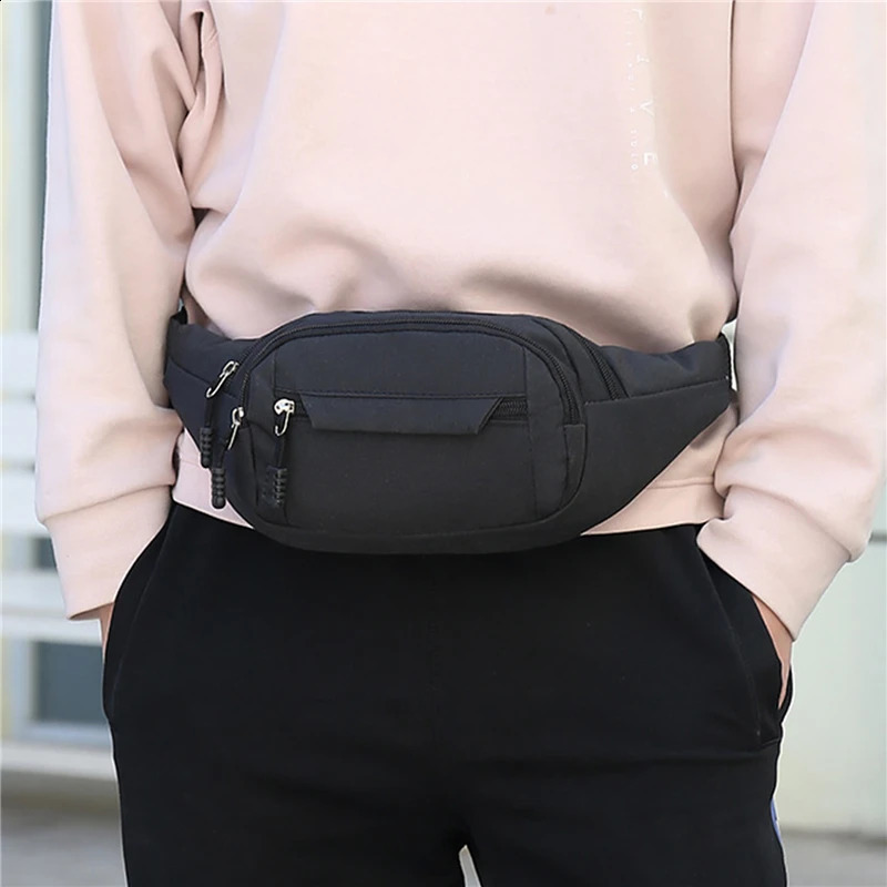 Hip Belly Banana Bum Chest Belt For Men Women Waist Bag Male Female Fanny Pack Pouch Murse Purse Kidney Row Bumbag y240830Z