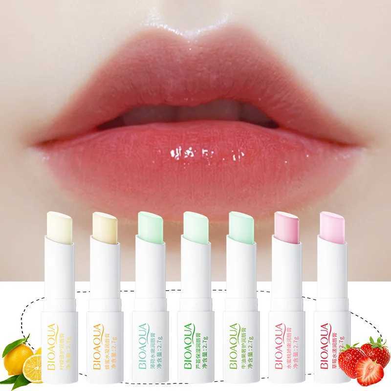 Aloe strawberry lipstick is not easy to fade lipstick Peach moisturizing long-lasting color moisturizing lipstickW241223