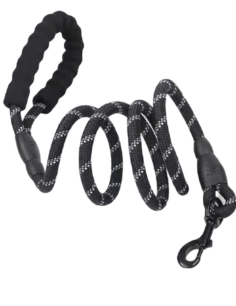 5/6 FT Strong Pet Dog Leash with Soft Padded Handle,Highly Reflective Rope Night Walking,360-Degree Rotating Metal Buckle Without Tangles, for Small L