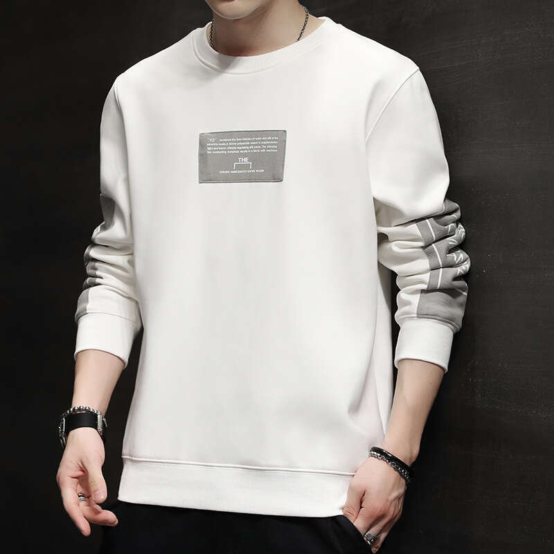 Sweatshirt 2024 Spring New Korean Style Trendy Pullover Round Neck Casual Base Loose Long Sleeved Jacket Top Men Polo Jacket Designer Clothes Women