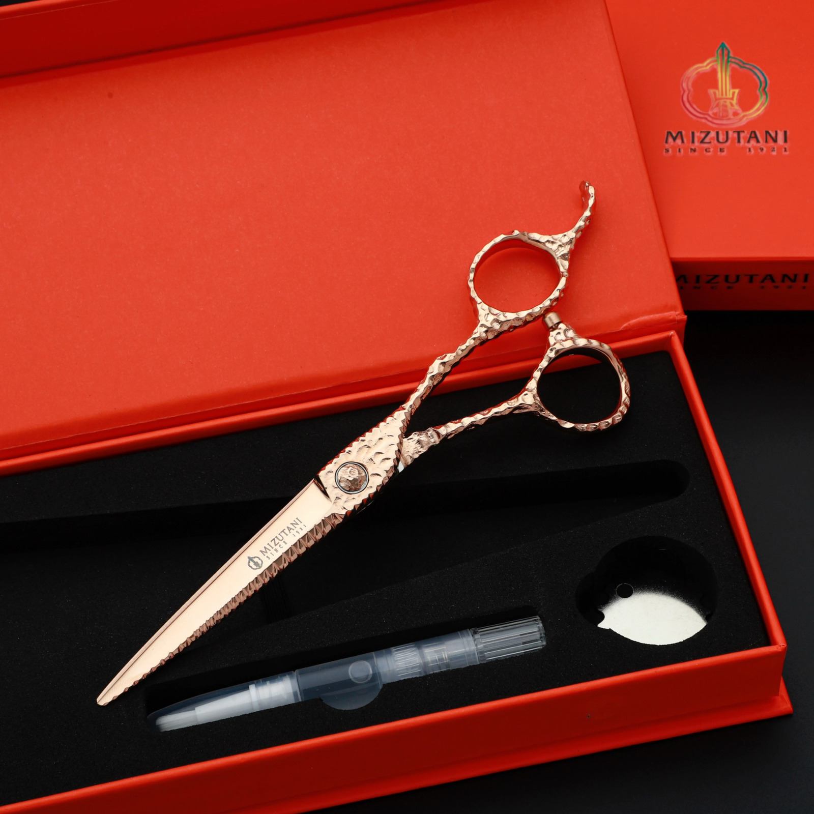 MIZUTANI barber Scissors professional hairdressing scissors 6.0 Inch scissors 440C material High end salon Hair cutting scissors 240716 S2563
