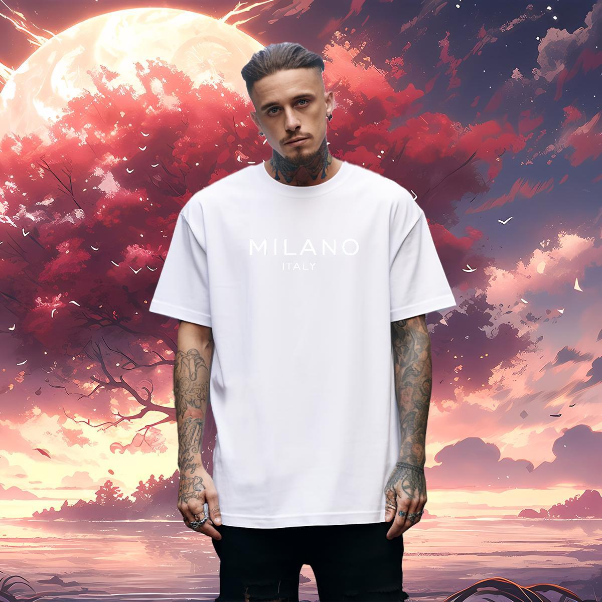 Custom 230g Pure Cotton Men T Shirts letter Street wear Hip Hop Couples T Shirts Tshirts Crew Neck Breathable High Quality Custom Printing