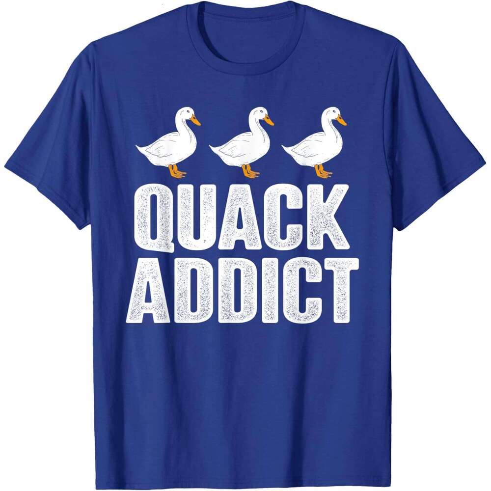 Summer shirts for Men graphic tee Funny Duck Lover T-Shirt Free shipping