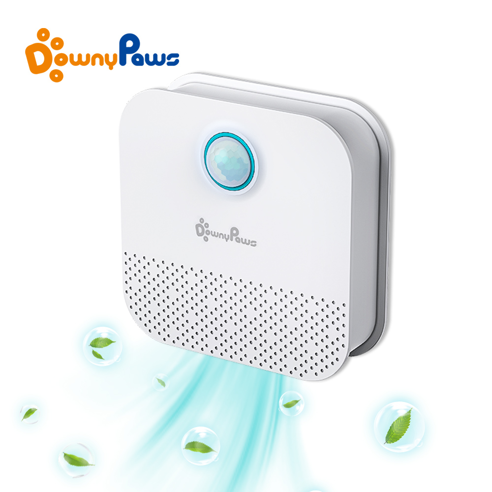 DownyPaws Rechargeable Odor Purifier For Cats Litter Box Deodorizer Smart 4000mAh Dog Toilet Air Cleaner Pet Cleaning Supplies