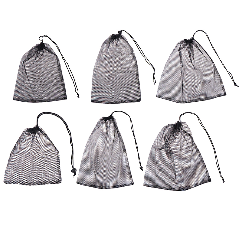 Aquarium Filter Bags Fish Tank Media Mesh Drawstring Filter Bags For Pelletized Active Carbon Bio Balls Ammonia Remover