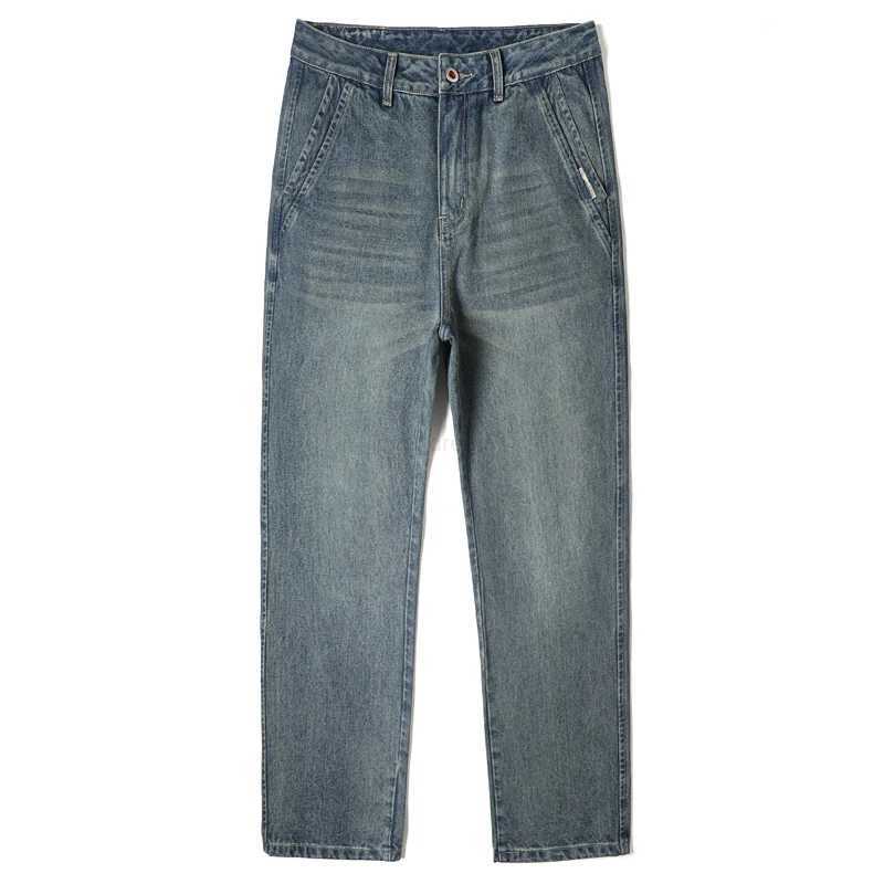 Baggy Jeans Men Wide Leg Pants Casual Oversize Jeans For Men Clothing Loose Fit Streetwear Vintage Male Denim Trousers New Z240912