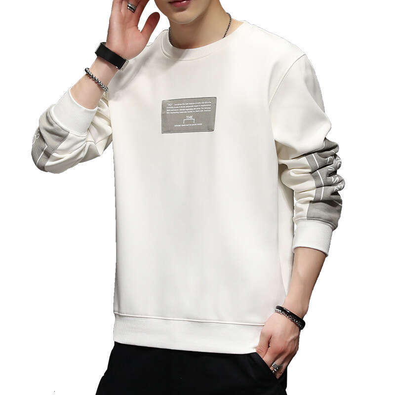 Sweatshirt 2024 Spring New Korean Style Trendy Pullover Round Neck Casual Base Loose Long Sleeved Jacket Top Men Polo Jacket Designer Clothes Women