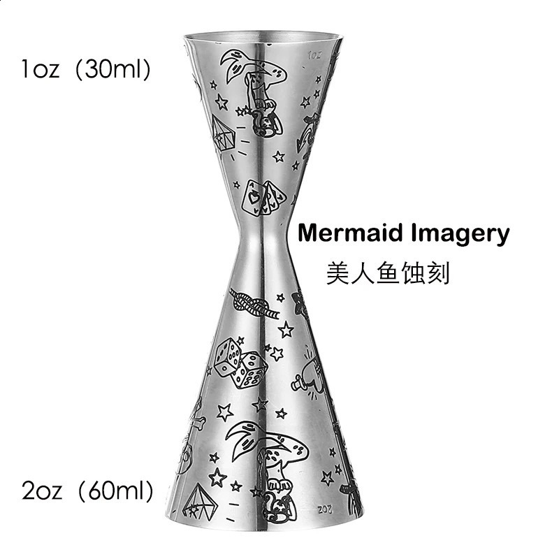 Japanese-Style Jigger Double Cocktail Jigger Bar Measures Bar Tools 30/60ml30/45ml 240726