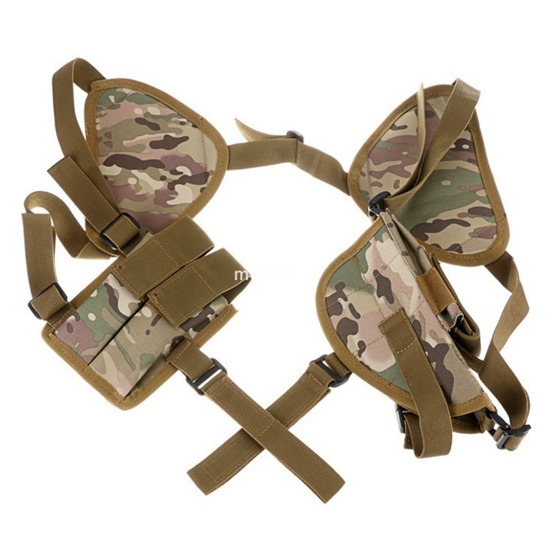 Outdoor tactics Underarm double shoulder multipurpose harness holster Concealed agent pendant holster Factory direct