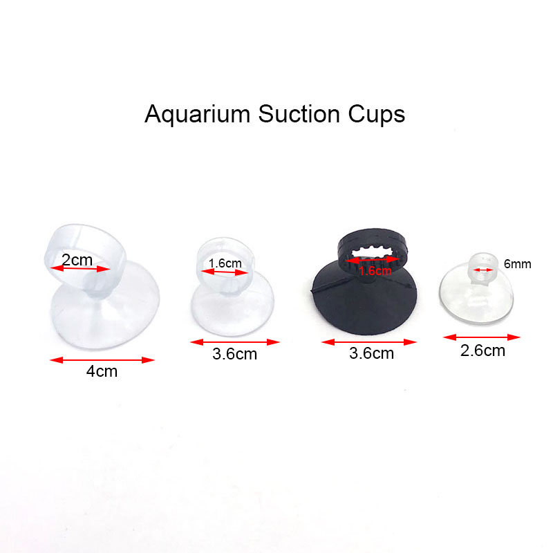 5Pcs Aquarium Suction Cups Air Tube Holder Sucker for Fish Tank Air Line Oxygen Tube Hose Pump Suction Cups Aquatic Pet Supplies