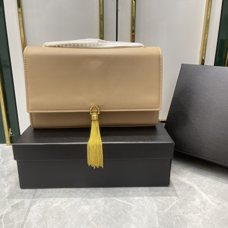 Luxury Designer Shoulder Bag Chain Bags For Women Reticule Fashion Lady Handbag with tassel