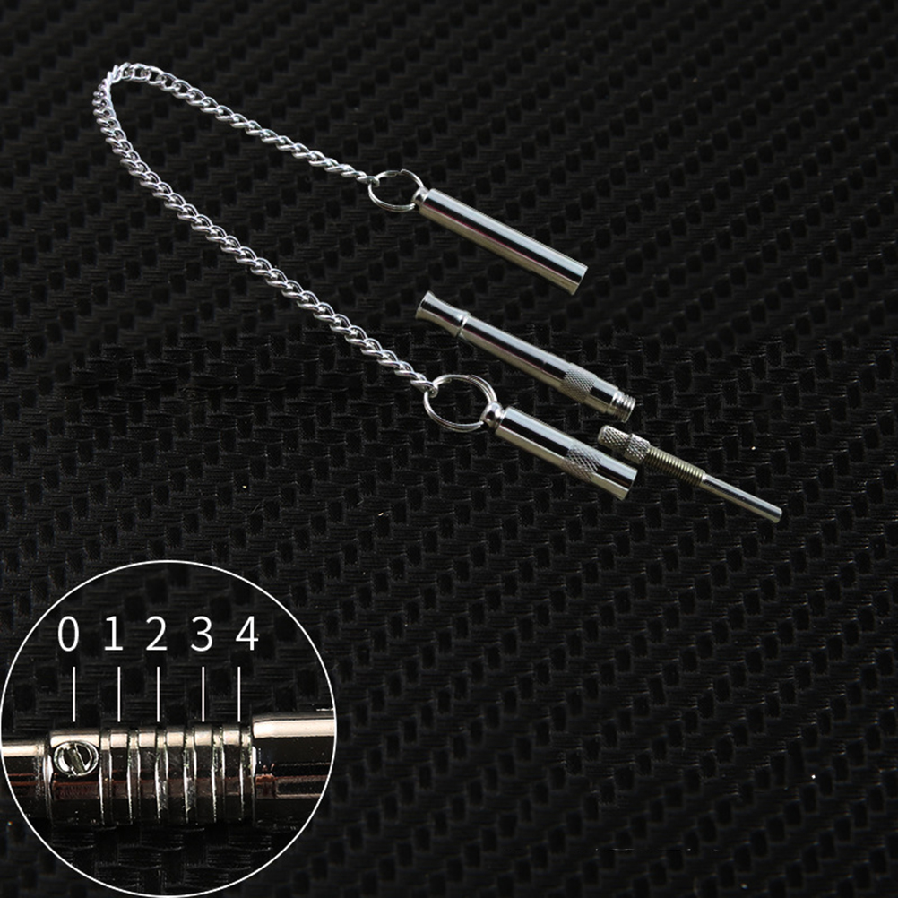 Dog Barking Stainless Steel Dog Silent Ultrasonic Sound Trainer Stainless Steel Training Behavior Aids Dog Whistle