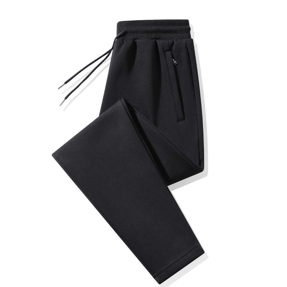 New Pure Cotton Sports for Mens Casual 2024 Spring/summer Fat Up Plus Size Loose Straight Leg Guard Pants Half Pants for Men Waterproof Trousers Man
