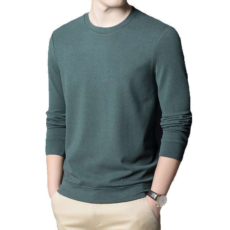 Men's Sweater 2024 Autumn New Long Sleeved T-shirt Nano Velvet Business Men's Bottoming Shirt Tiktok Same Style Zipper Designer Hoodie Desig